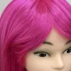 Pink wig models, adult hairstyle display, model shooting props, beauty styling practice supplies Application Scenario